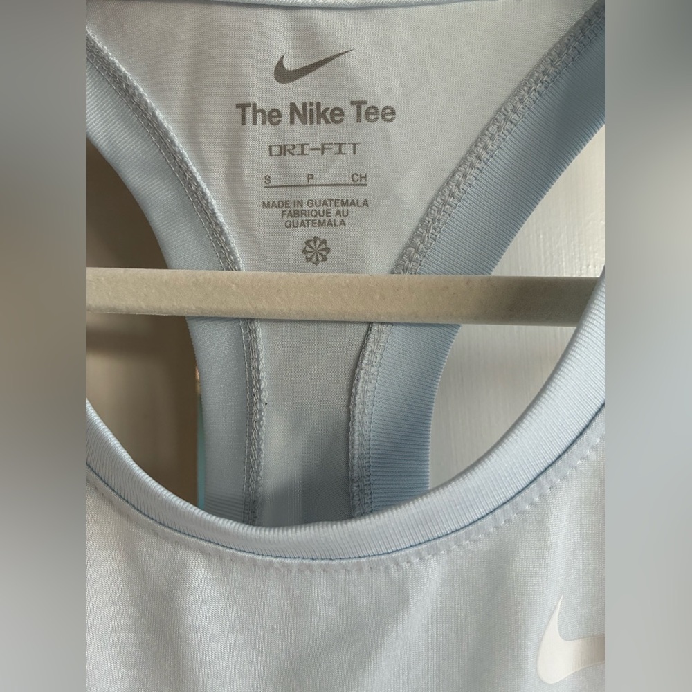 New Nike Dri-Fit Racerback Tank in Armory Light Blue - Picture 8 of 10
